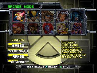 Screenshot of X-Men: Mutant Academy from RAWG