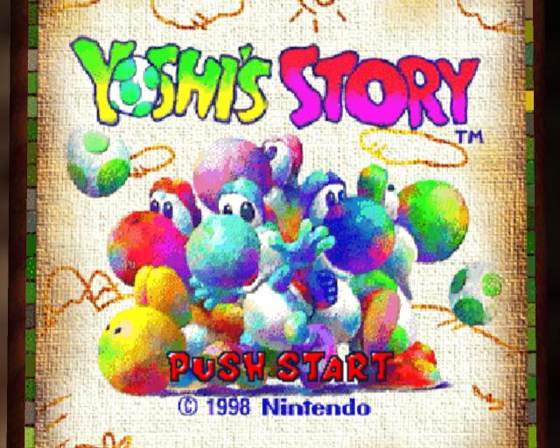 Screenshot of Yoshi's Story (1997) from RAWG