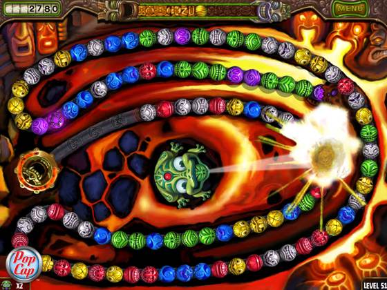 Screenshot of Zuma's Revenge! from RAWG